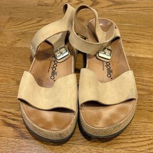 Birkenstocks | Papillo Brand Sandals Ankle Buckle Size 42 Women 11.5 Neutral Tan